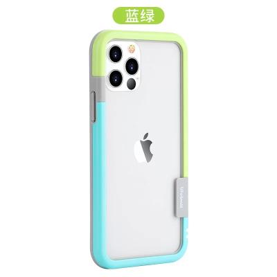 China 2in1 Custom Logo Bumper Case Anti-drop PC TPU Phone Hybrid Armor TPU Bumper with Clear Hard PC for iphone 11 12 13 pro Max Xs for sale