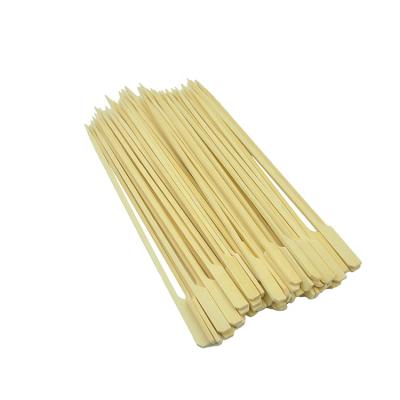 China Easily cleaned part ensures thick sharp point skewers kebab stick bamboo for barbecue for sale