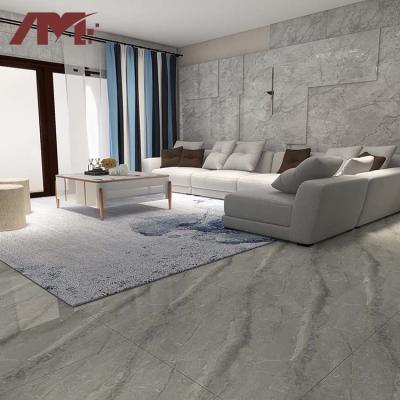 China Full Large Modern Gray Elegant Glazed Ceramic Tile 800x800 for sale