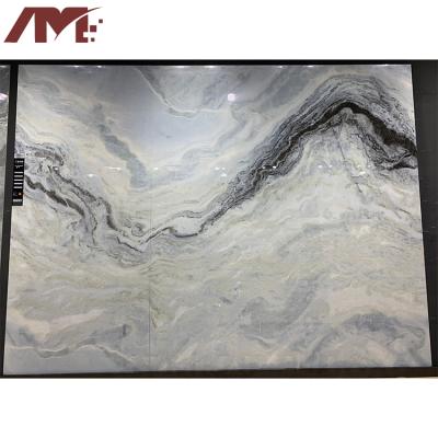 China Modern Luxury Wall Polished Agglomerated Artificial Agglomerated Stone Slab for sale