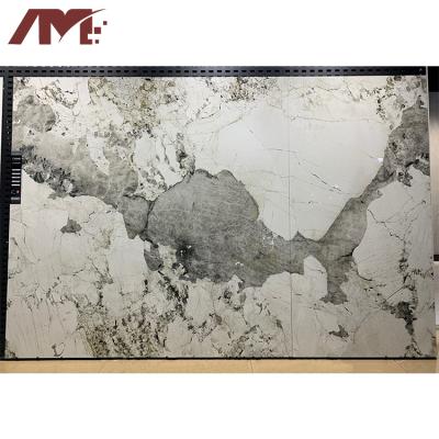 China Modern Customized Polished Agglomerated Stone Slab Wall for sale