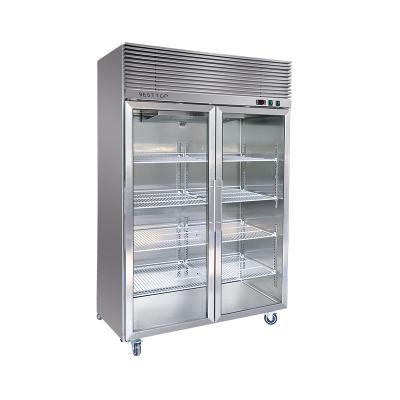 China Single-temperature Freezer High Quality Vertical Freezer Equipment Universal Commercial Freezer Stainless Steel Refrigerator for sale