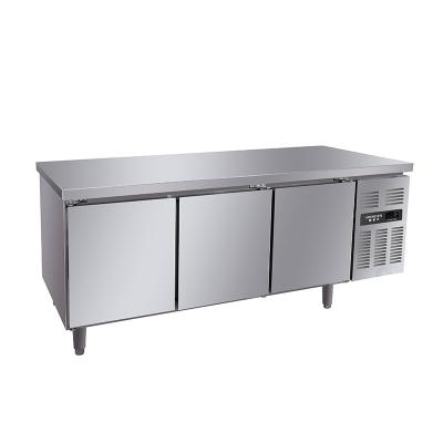 China Single-temperature Commercial Use Stainless Steel Fan Cooling Under Counter Frizer Fridge for sale