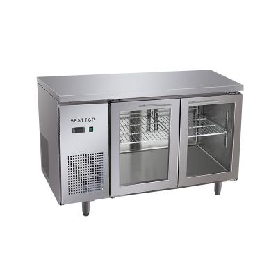 China Universal Undercounter Single-temperature Air Cooling Fridge Freezer High Quality Freezer Under Counter Frizer Fridge for sale