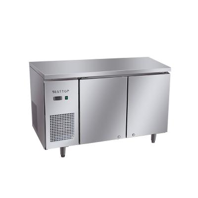 China Single-temperature Stainless Steel Food Grade Freezer Commercial Vegetable Refrigerator Air Cooled Stainless Steel Refigerator for sale