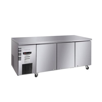 China Single-temperature Factory Commercial Refrigerated Workbench Keep Cool Undercounter Fridge Stainless Steel Refrigerator Under Bar Fridge for sale