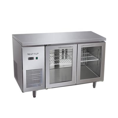 China Single-temperature freezer under refrigerated showcase hotel restaurant under counter fridge under counter freezer in kitchen for sale