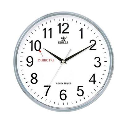 China WiFi P2P HD Vandal Proof 1080P Wall Clock Hidden Camera For Remote Real Time Tracking Motion Detection Internet Recording CCTV Camera for sale