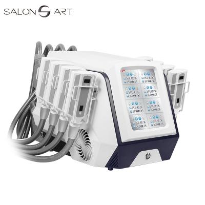 China Euro face lift Hotsale cryo portable cryolipolysis machine with 6 handles for sale