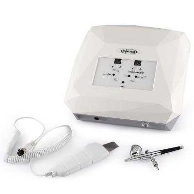 China Portable Ultrasonic Scrubber Skin Care Beauty DEEP CLEANING Peeling Machine for sale