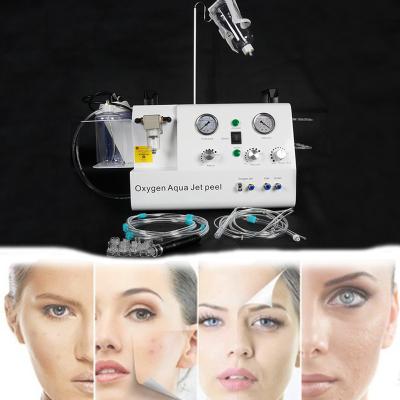 China High Pressure 5 in 1 Portable Aqua Facial Skin Care Oxygen Water Bleaching Peeling Skin Scrubber Diamond Microdermabrasion Machine for sale