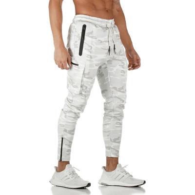 China OEM 2022 Sustainable Mens Sports Workout Multi-pockets Running Zipper Pants for sale