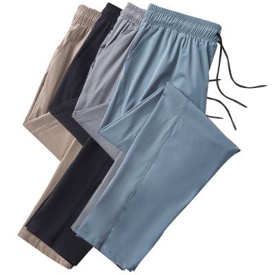 China New Sports OEM Sports Anti-Wrinkle Pants Men's Outdoor Large Loose Lightweight Pants Quick Drying Pants Working Pants for sale