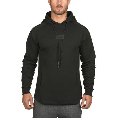 China Anti-Wrinkle OEM Autumn Winter Cotton Mens Outdoor Sports Hooded Sportswear Gym Sweatshirts Running Fitness for sale