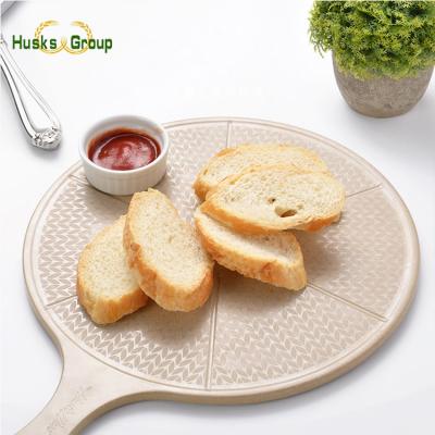 China Viable Natural Wooden Cutting Board Pizza Dish Cake / Stone Food / Tea Tray for sale