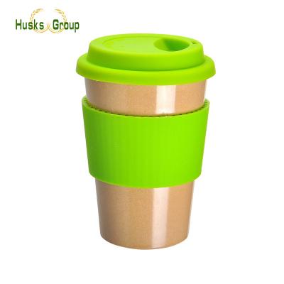 China Sustainable Custom Reusable Coffee Mugs Cheap Rice Husks Mug for sale