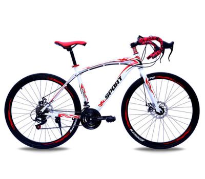 China 26 Inch Multiple Color Steel Frame 700C Men's Road Bike Steel Road Bike Cycle for sale