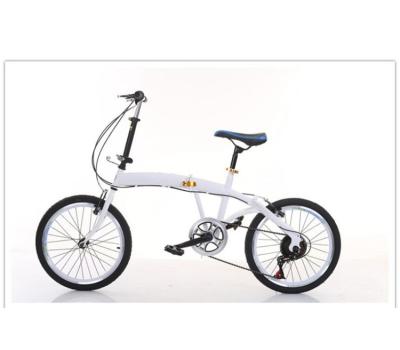 China Aluminum Alloy China Factory Aluminum Alloy Double V Brake Full Suspension Folding Bike Foldable Bicycle for sale