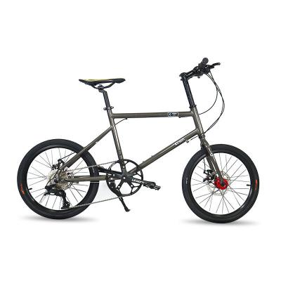 China Carbon Fiber 26 Inch Folding Bike Aluminum Alloy 21 Speed ​​Disc Brake Folding Mountain Bike City Bike for sale