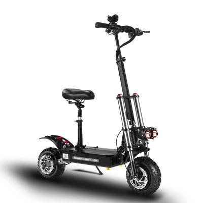 China Factory direct sale unisex electric scooter dual-drive 11 inch high-speed off-road 60V 5400W folding electric scooter for sale