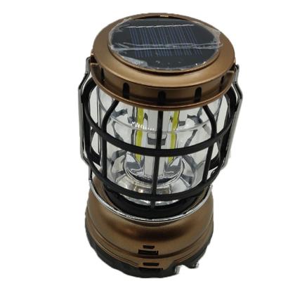 China Outdoor LED Crank Operated Multifunctional Lantern Solar and Rechargeable Lantern for Camping for sale