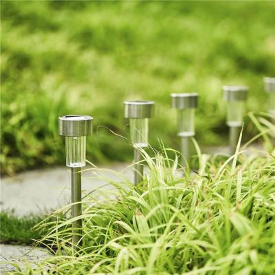 China Garden Stainless Steel Led Solar Garden Lights Landscape Solar Powered Track Lawn Lights for sale