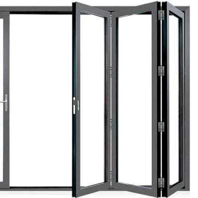 China High folding screen doors frameless bi fold doors cost effective outdoor bifold doors from Pakistan for sale