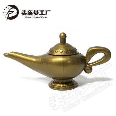 China Lid Can Be Opened 2020 New Items Halloween Props Plastic Aladdin Lamp With Open Lip for sale