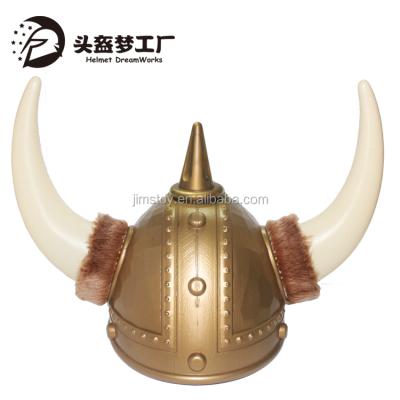 China Hot Sale Funny Viking Helmet Party Hats With Horns Viking Costume Hat 35*21*25.5cm for sale