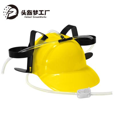 China Picture Gift Family Game Beer Hat Beer Helmet Plastic Drinking for sale