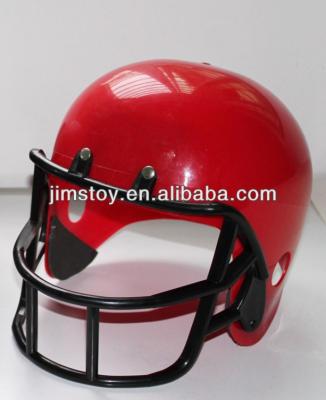 China PP Mini Plastic Red Football Helmet Rugby Helmet For Kids for sale