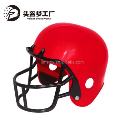 China Cheap PE Toy Helmet American Football/Baseball Baseball For Kids With Mask And Sponge Pad Inside EN71 Certificate for sale