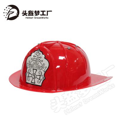 China Picture Firefighter Rescue Helmet Community Help Kids Costume Accessory for sale