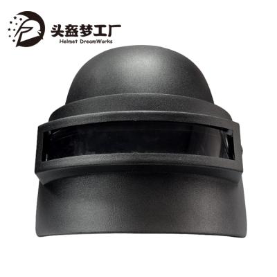 China Hot Selling Festival Prop Gift Toy For Kids Play Pretend Funny Hat PUBG Plastic Helmet for sale