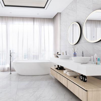 China Glazed Metallic Marble Tiles 600x1200mm Porcelain Villa Floor Flooring for sale