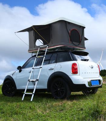 China Straight Tether Type 2022 New Outdoor Camping Pop Up Foldable Hard Top Shell Box Tent Vehicle Car Open Roof Top Tent for sale