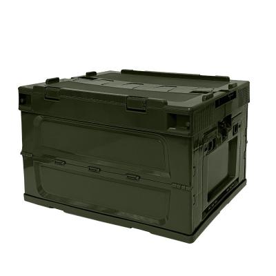 China Portable folding storage box /multifunctional camping storage box /PP storage box for sale