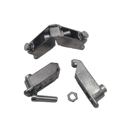 China Easy Installation Aluminum Corner Brackets Profile Corner Joint Connectors for sale