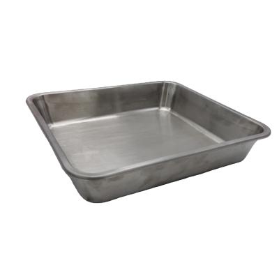 China High quality durable stainless steel deep baking tray for the oven 6cm deep for bread, cake, sausages, etc. for sale