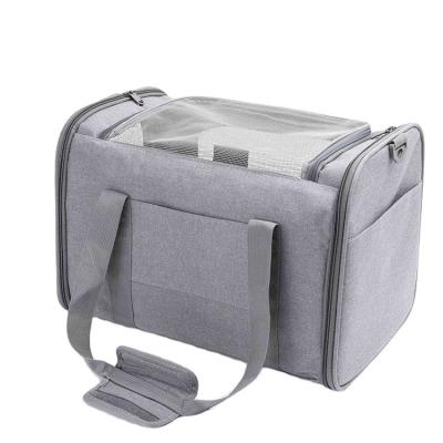 China Foldable Soft-sided Puppy and Sustainable Portable Pet Carrier Small Travel Cat Carrier Bag for sale