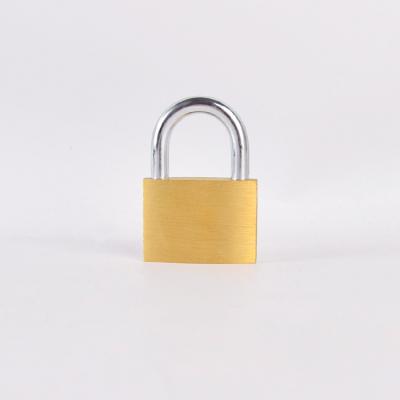 China Factory Wholesale Standard Brass Padlock Durable Thin Padlock Eco-friendly Manufacturer For Door Locks for sale