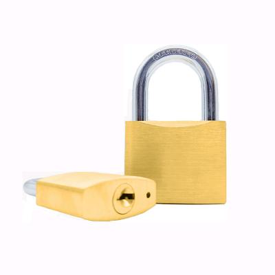 China 40mm Iron Padlock Heavy Duty Brass Padlocks Solid Brass Sample Padlocks Available High Quality Durable Security for sale