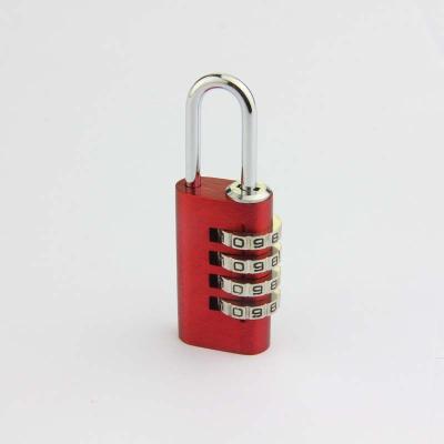 China China Manufacturers Custom Small Suitcase Lock Durable Combination Padlock Steel Luggage Shackle Travel Lock for sale