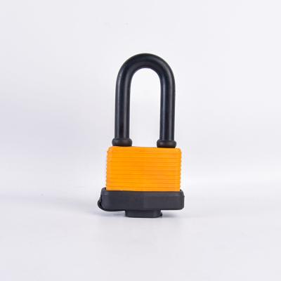 China Durable Heavy Durty Laminated 40mm Padlock Security Tempered Steel Waterproof Laminated Padlock for sale