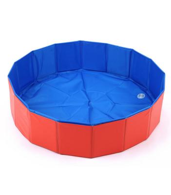 China PVC Baby Swimming Pool Pet Portable Foldable Kiddie Paddling Kids Ball Pool for sale