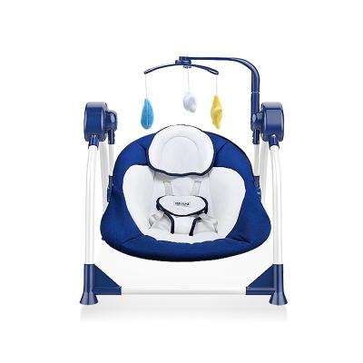 China Safety Factory Wholesale Price Concessions Help Baby Sleep Blue Safety Electric Baby Chair for sale