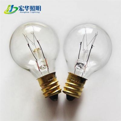 China G30 15W Aluminum / Brass Clear Colored Glass Hanging Residential Incandescent Lamp Bulb for sale