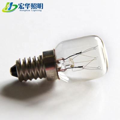 China T25 Oven Bulb Aluminum/Brass/Nickel Long Life 15W Long Life Fridge Incandescent Lamp for sale