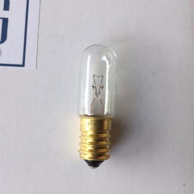 China T16 E12 E14 36V 220v Oven Fridge Light Brass Tubular Incandescent Lamp Bulb for sale