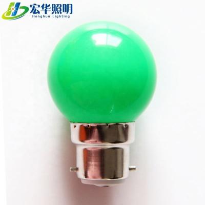 China Garden G45 e27 Frosted Spherical Shape Colorful Edison Holiday Decoration LED Light Bulb for sale